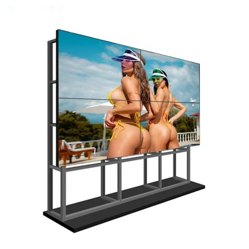 Full HD 4K 4x4 Frameless Splicing Multi Screen 55 inch LCD Panel Video Wall