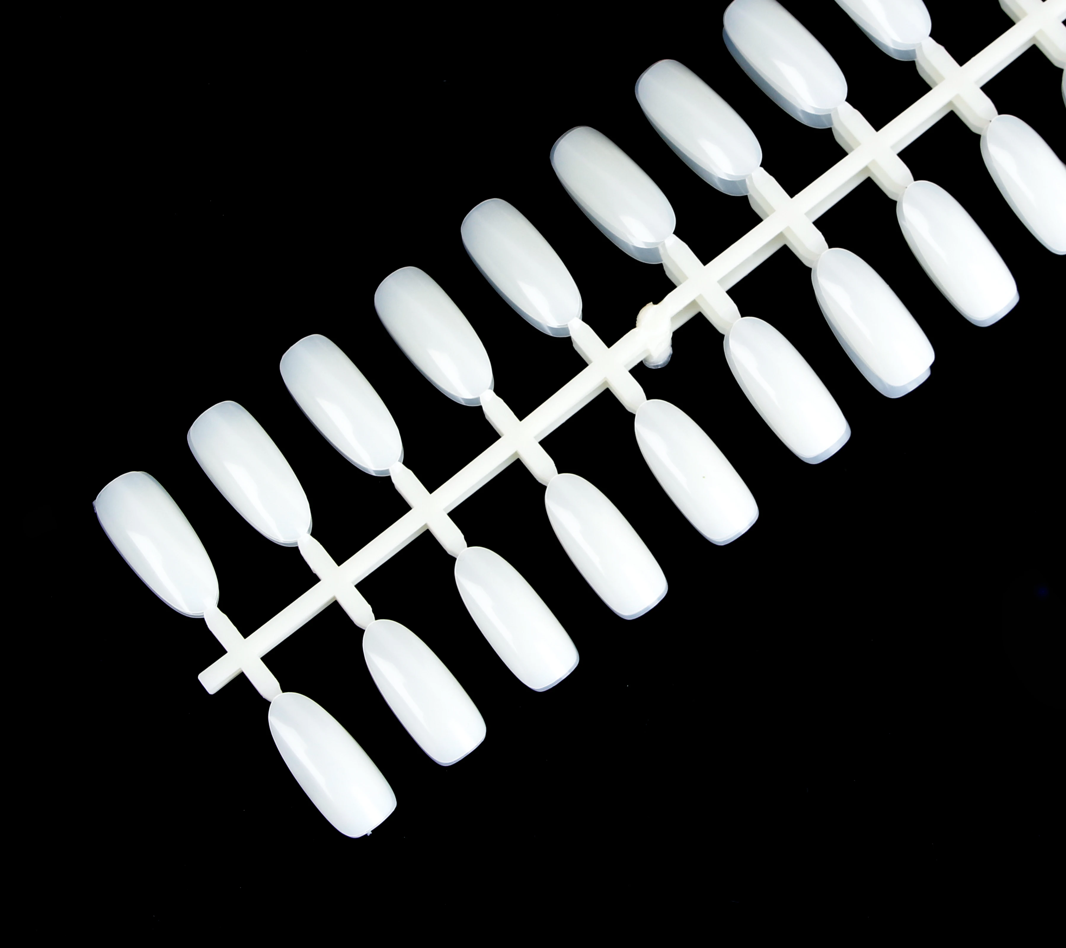 Nail Supplies Hot sale 3 colors plastic white clear nail tips Model Nail Supplies