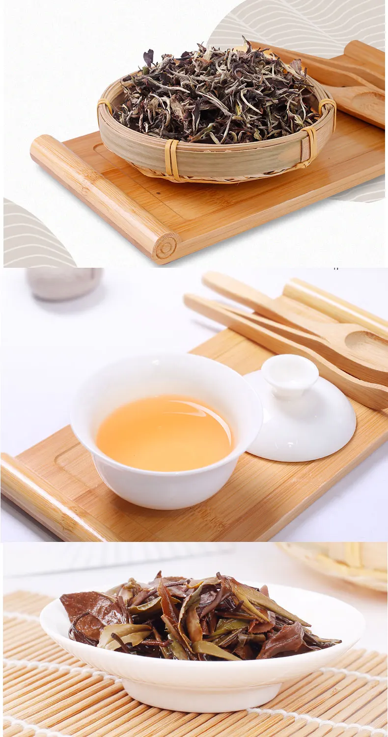 China organic white tea Silver needle(baihaoyinzhen),natural and health white pine needle tea