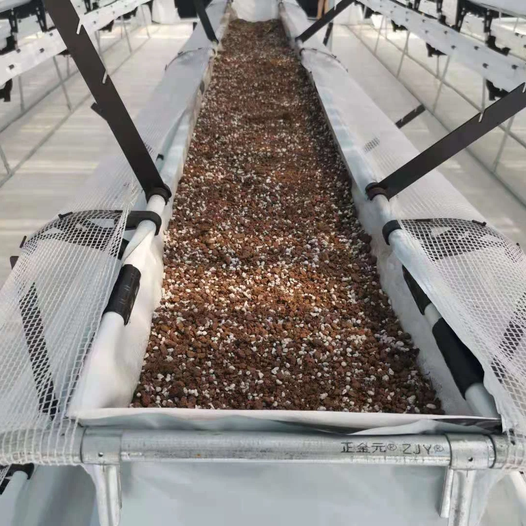 Manufacturers 3-5 Tier Multilayer Foldable Soilless Cultivation Planting Trough Hydroponic Growing System For Strawberries