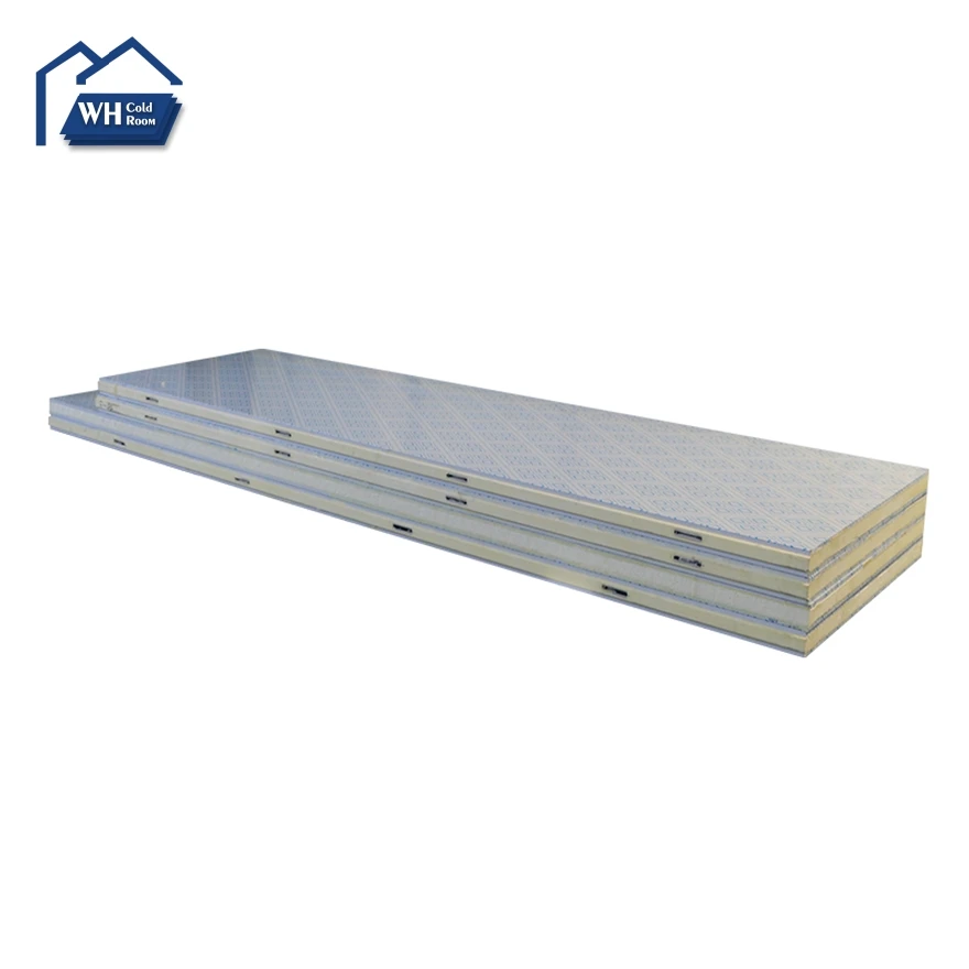 PIR PU polyurethane sandwich panel 75mm thermal insulation  for cold storage room
