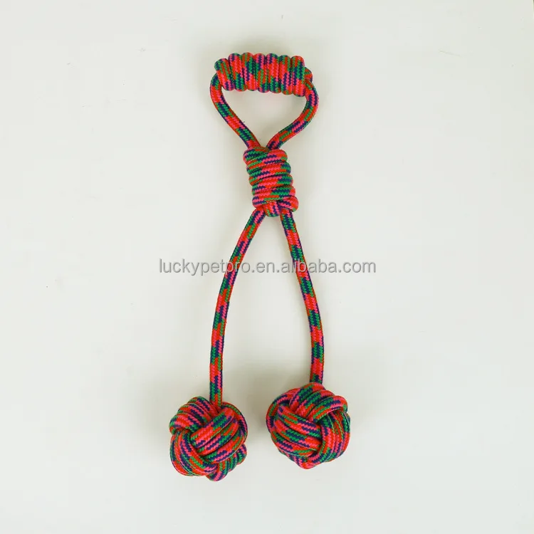 2024 Red rope molar teeth cheap pet dog rope gift 5 pcs rope durable dog toys set