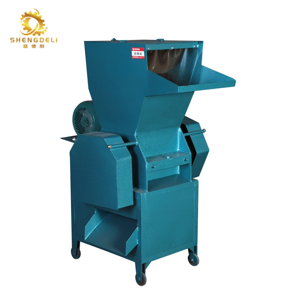 100-500kg/h Capacity Automatic Mini Plastic PET Bottle Crusher Knife Grinder Machine