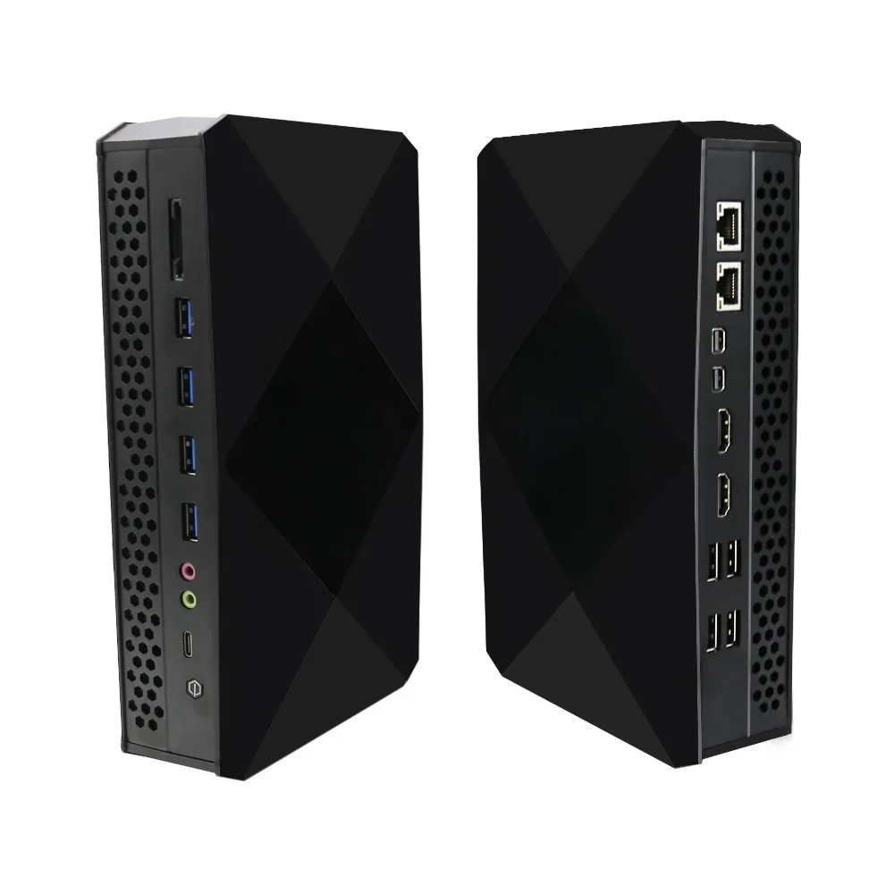 Игровой мини-ПК Intel 13th gen i9 13900H i7 1370P i5 12600H DDR5 14 ядер двойной lan мини настольный компьютер 8K HTPC WIFI6E