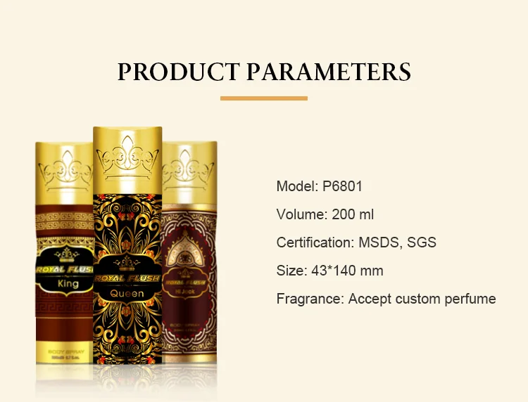 In stock good smell parfum Deodorant Feature sexy body spray for men and women