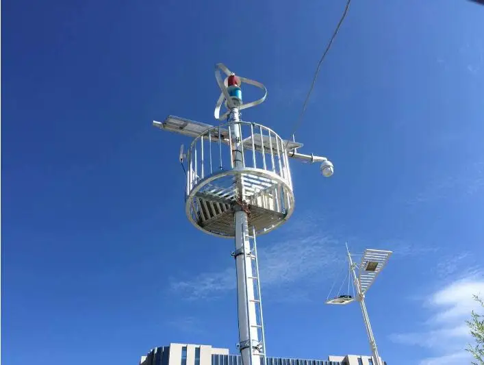 2000W High Efficiency Vertical Axis Wind Generator Low Noise 48V120V220V Windmill Complex Of Three Wind Turbines