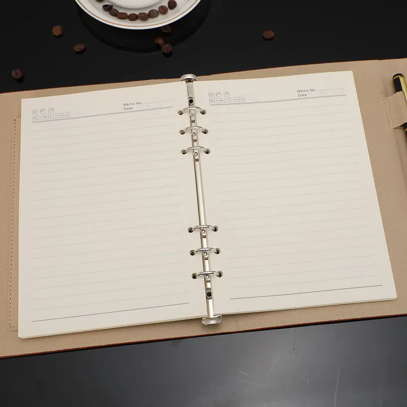 Listing Magnetic Cover Hardcover Embossing Stationery Business Leather Notebook Custom The New Custom Packing Promotion Printed