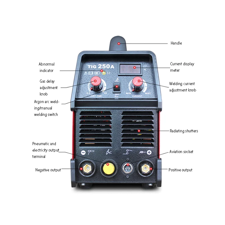 DEM TIG250A   Industrial Electric Arc Welders  DC Argon Arc TIG Welding Machine