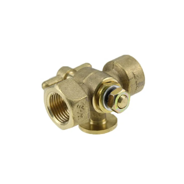 Латунный трехходовой клапан манометра для парового котла