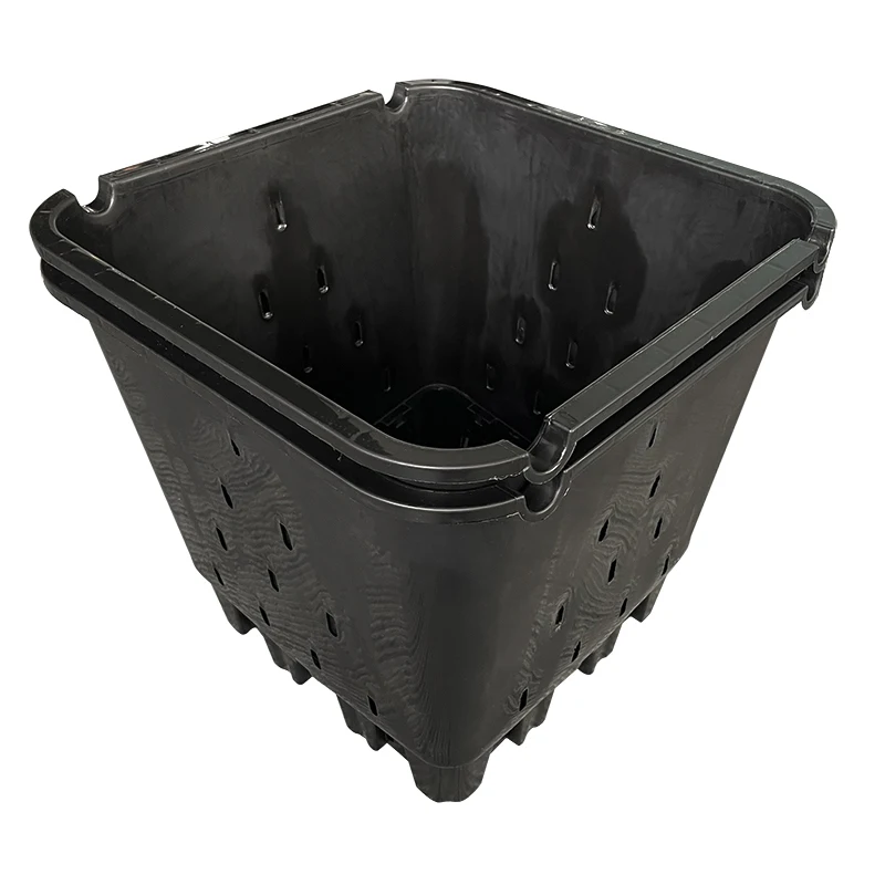 25L 30L plastic square Grow System substrate drainage Hydroponic Drainage Collection Pot Nursery Pots