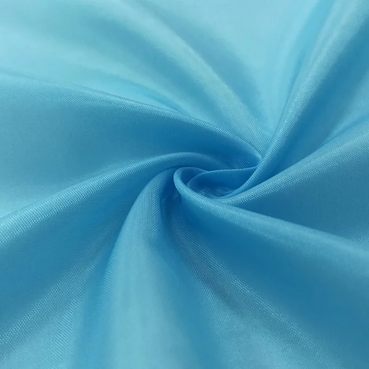 70D 190t nylon taffeta fabric PU and silicone coating