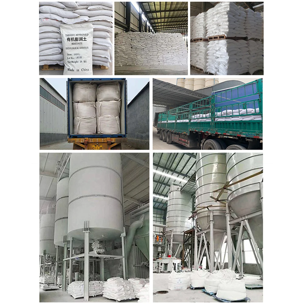 The  factory  supplies 325 mesh nano bentonite powder clay for vegetable oil decoloration