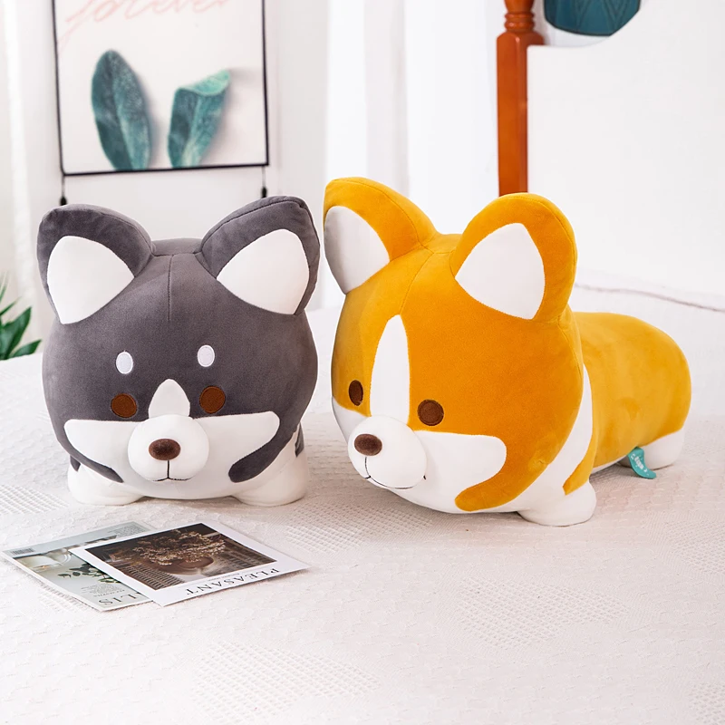 Оптовая продажа, высокое качество, новый дизайн, милая корги собака, плюшевая игрушка, ПП хлопок, заполнение, милые дешевые животные, корги собака, плюшевые игрушки