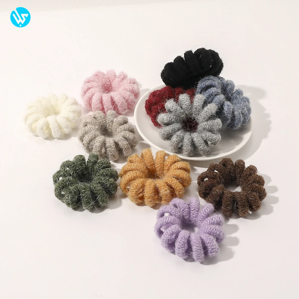 Fashion Autumn And Winter Hair Coil For Women Cheap Hair Accessories For Lady Girls Hair Tie