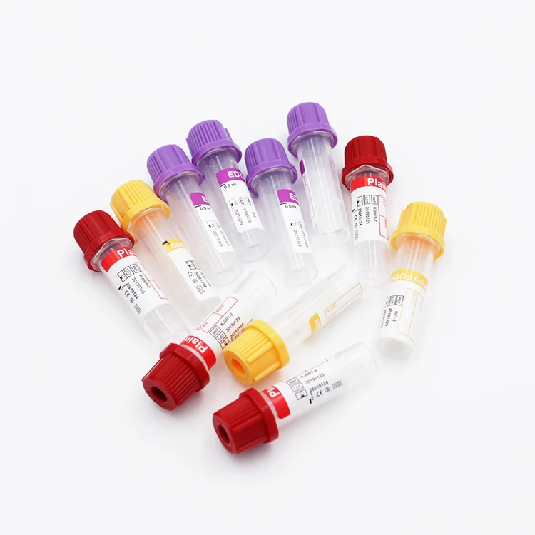 Pediatric 0.5ml 1ml Vacuum Micro Capillary Mini Blood Collection Tube