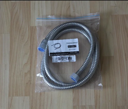 EPDM Stainless Steel Shower Hose Chrome Handheld Shower Head Hose