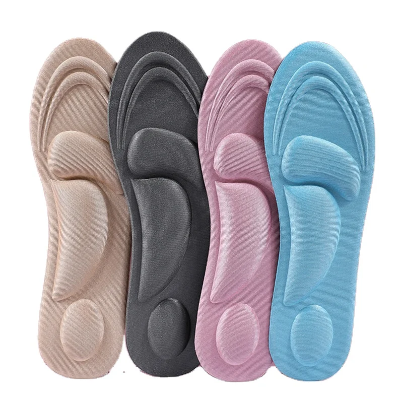Selling 4d breathable sports insole shock-absorbing high-elastic unisex insole