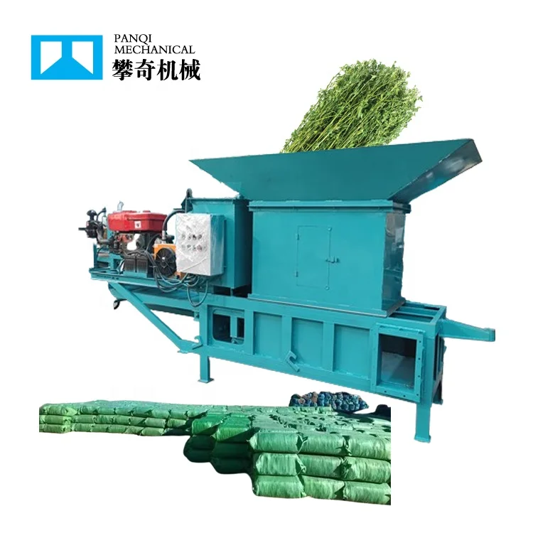 Domestic professional silage baler machine factory direct sales square hydraulic baler