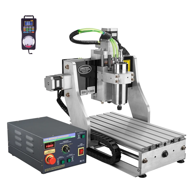 Jingyan 3020 800w cnc woodworking machine running smooth metal engrave  machine homemade mini cnc engraving machine