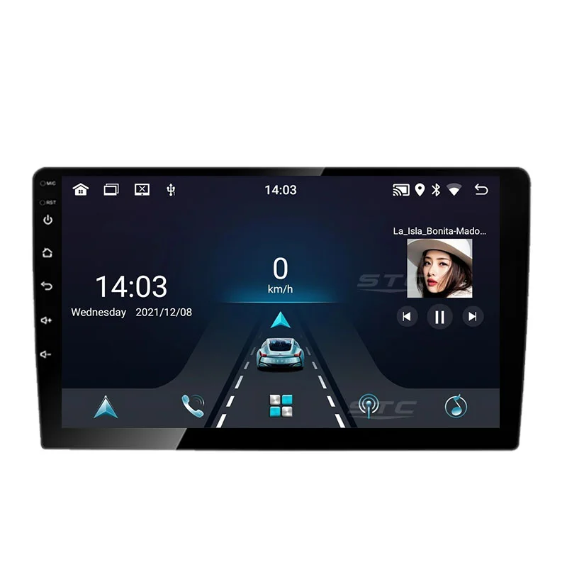 10 inch 2din android 10.1 car dvd player auto estereos with built-in CarAutoPlay Android Auto for citroen c5&vw passat cc