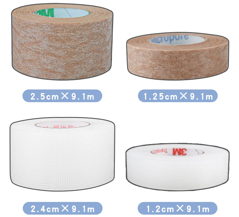 Non-woven Breathable Adhesive Tape Steri-Strip natural skin