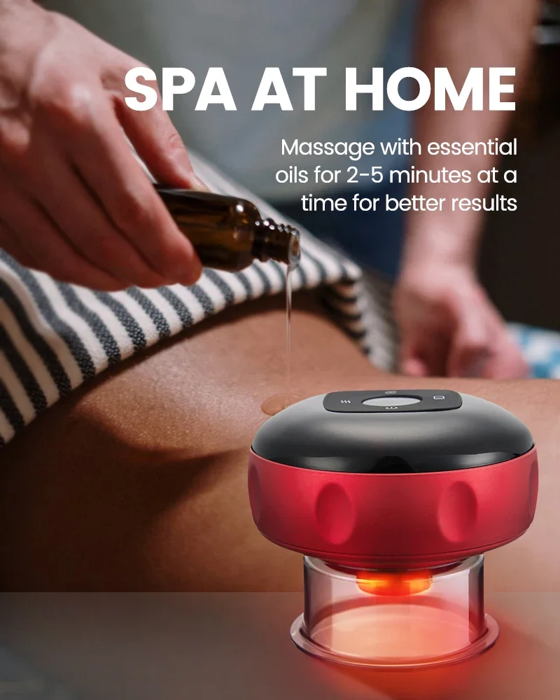 Electric Vacuum Cupping Therapy Massager for Body Household universal meridian brush massager