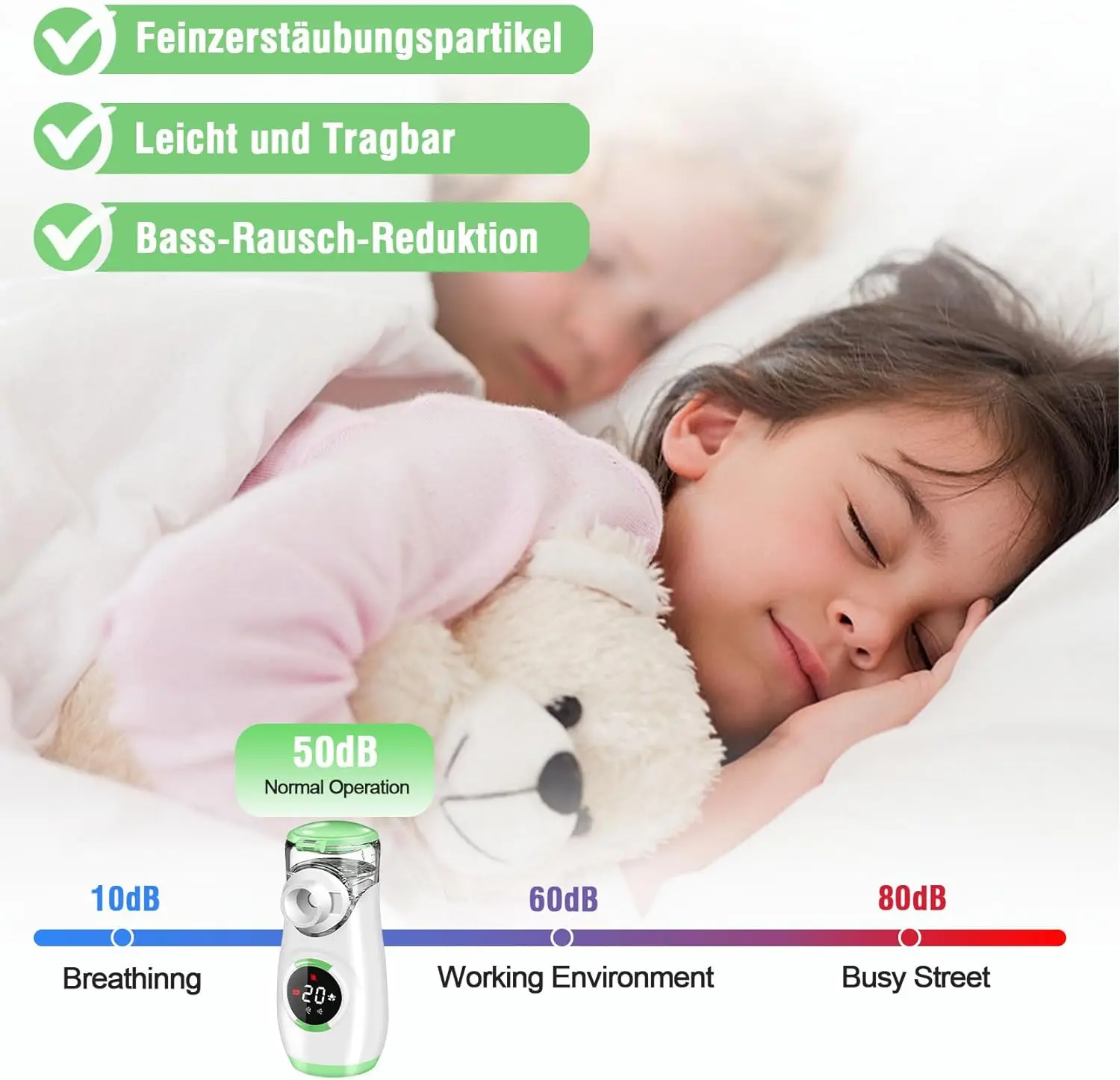 Best Performance nebulizers machine handheld Digital Mesh ultrasonic Nebulizer for baby