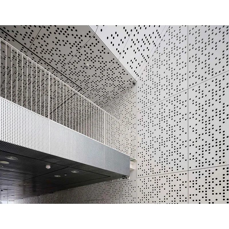 aluminum Decoration panel Punching Metal Perforated ventilated Facade for Building