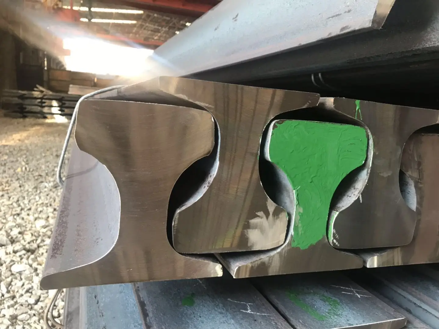 Railway Heavy Steel Rail with Material U71mn Q235 55q