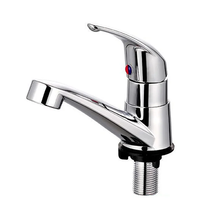 New Design Deck Mounted Single Handle Brass Wash Basin Faucet for Bathroom
