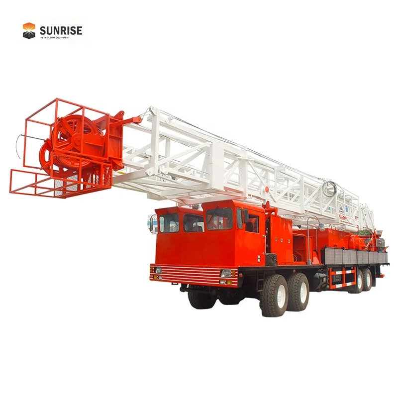 New XJ250 2000m truck mounted  workover rig  for  well servicing