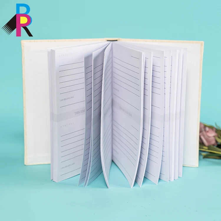 Logo Customized Journal Manufacturers Custom Hardback Blank Paper Journal Notebook