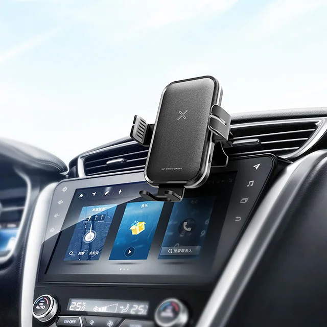 promate mag safe wireless car charger 7.5W 15W 30w fast charging car mount clip mobile phone holder stand in cars