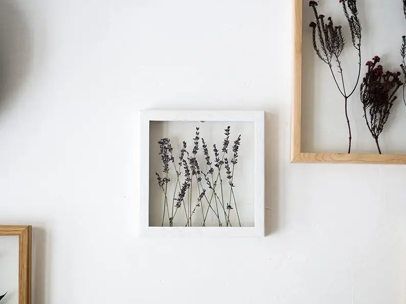 wholesale Hight quality  Frame plant flower creative acrylic wooden frame