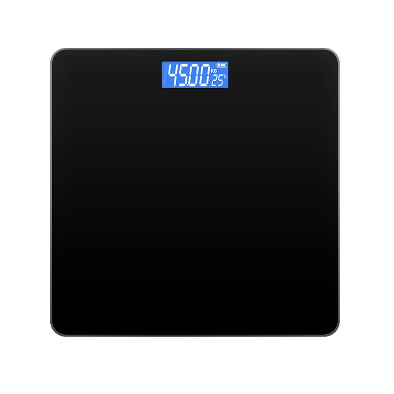 Glass bathroom digital human personal weight scale