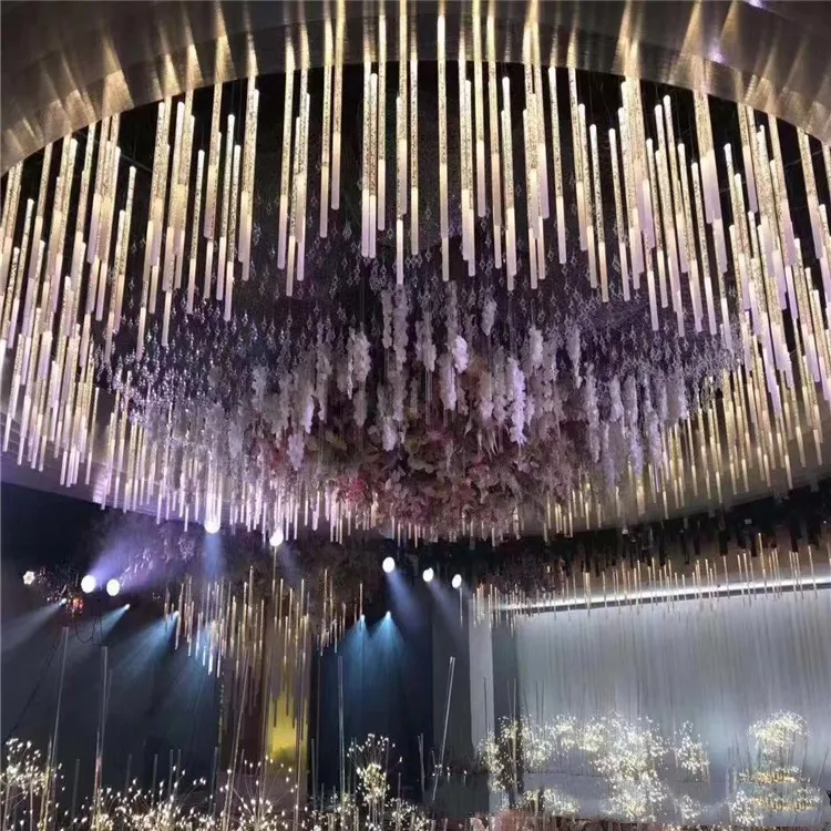 Wedding Supplies Led Ceiling Decorative Lighting Wedding Luminous Bubble Led Strip Ceiling Pendant Light For Ceiling Decoration