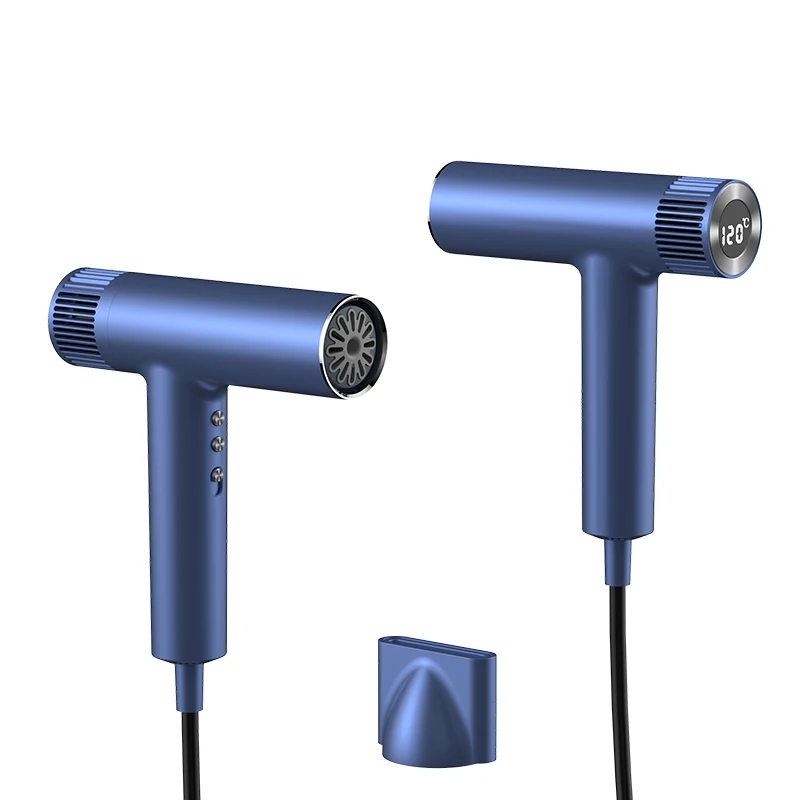 New arrival High Speed  1500 W brushless blow dryer 110000rpm with LED temperature display hair dryer