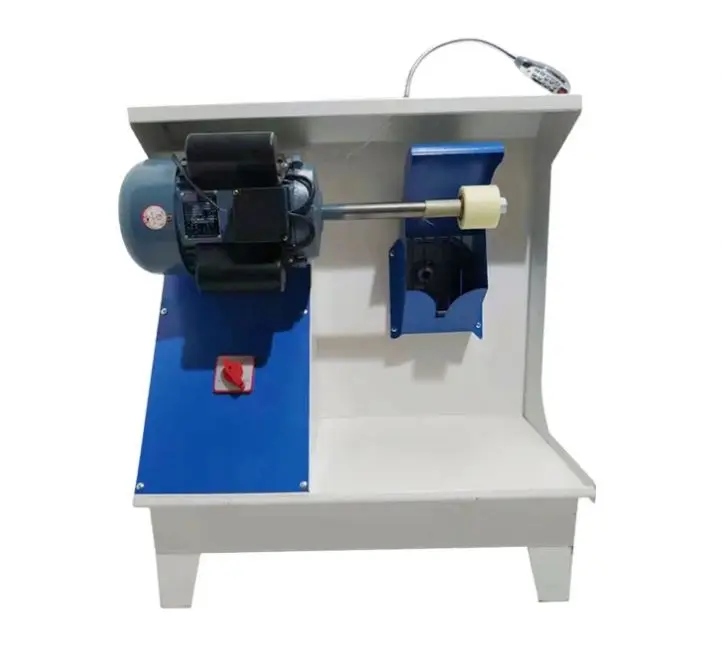 single head dust removal grinding wheel polishing machine for leather in shoe industry