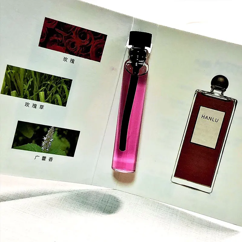 TM5421 Cosmetic Sample Packaging Card Paper Card Perfume Holder Paper card