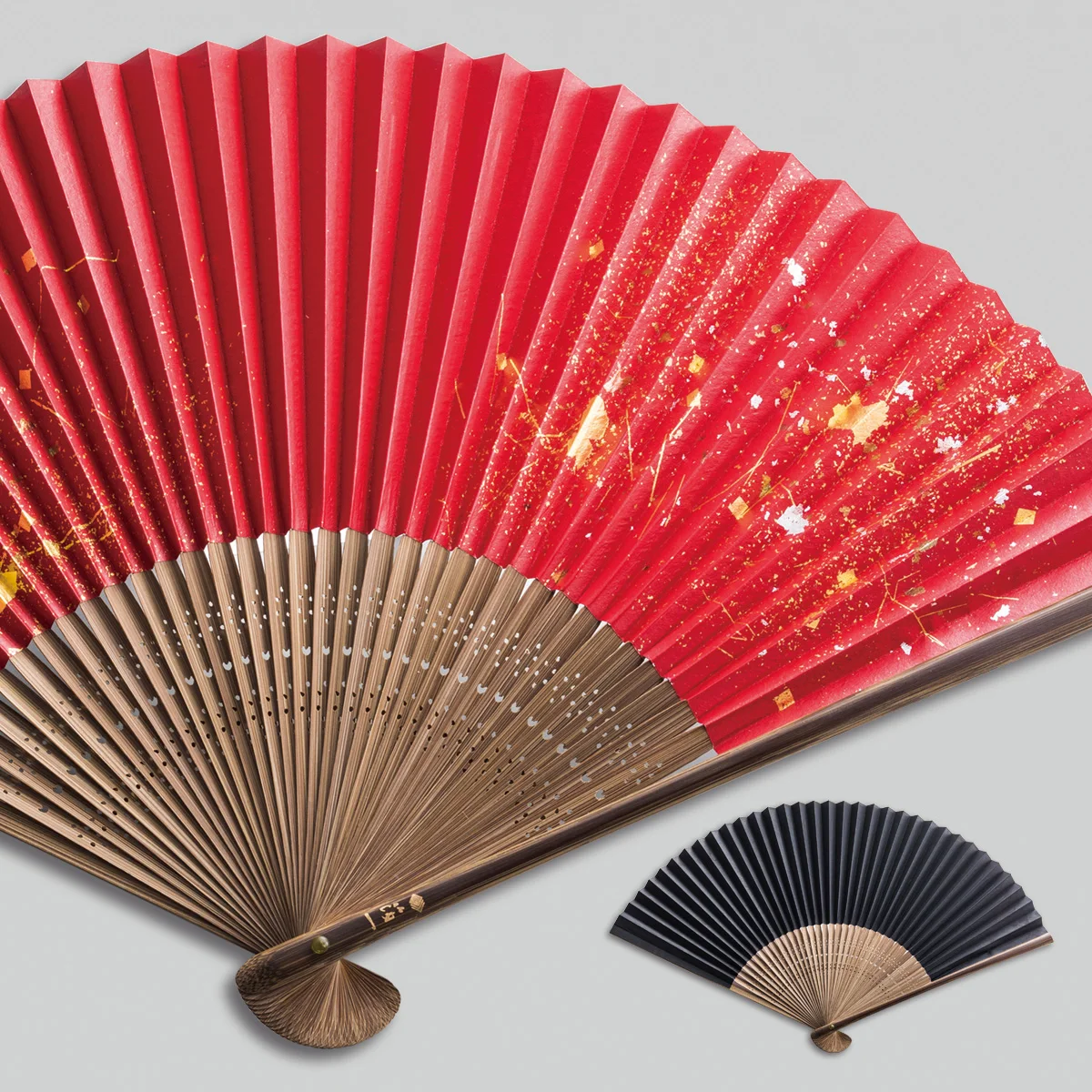 Kanazawa gold leaf fashion portable custom folding small fan