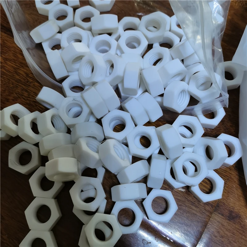 To Customize Ptfe Special-shaped Machining Workpiece Corrosion Resistance High And Low Temperature Ptfe Bolt