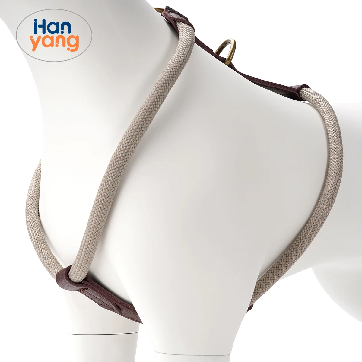 HanYang OEM Custom No Pull Dog Harness Nylon Vest L-Shaped Adjustable Easy Pet Harness for Small Medium Large Breeds