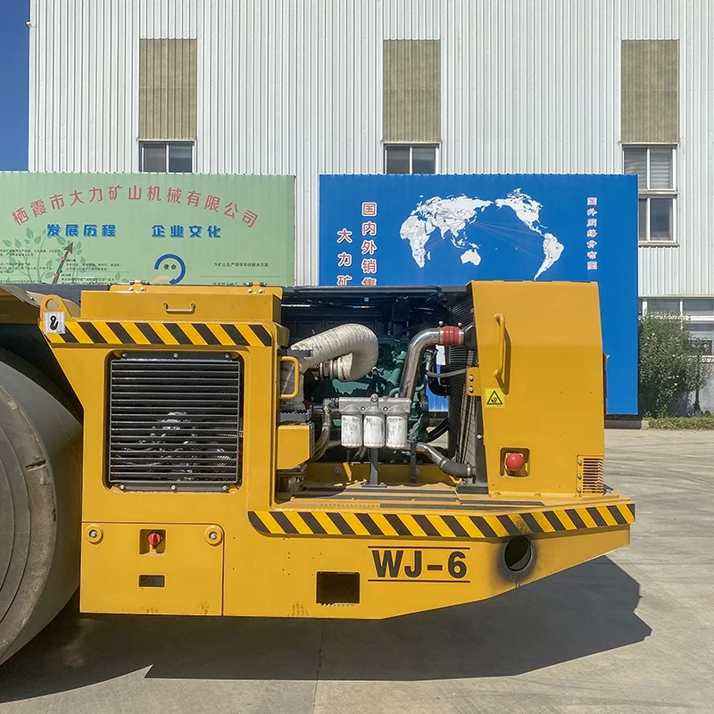 WJ-6 High reliable load haul dump mining machinery underground scooptram mining