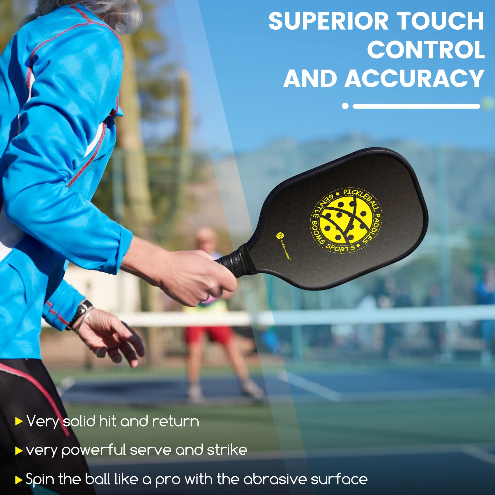 Latest Light Weight Aluminum honeycomb core Pickle Ball Paddle Pickleball Paddle And Paddle Bag