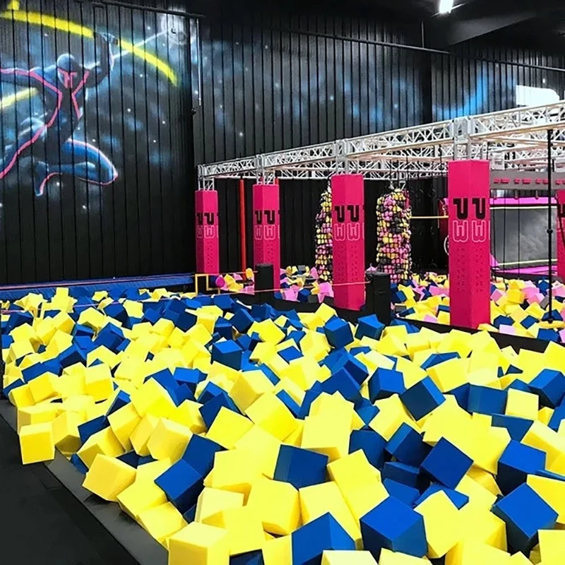 Wanfeng High Density Polyurethane Soft Pit Blocks Jump Trampoline Park Indoor Sponge