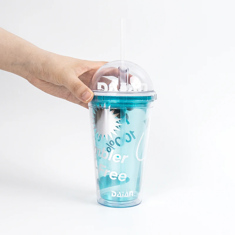 16oz многоразовые изготовленные на заказ пластиковые кофейные чашки стакан