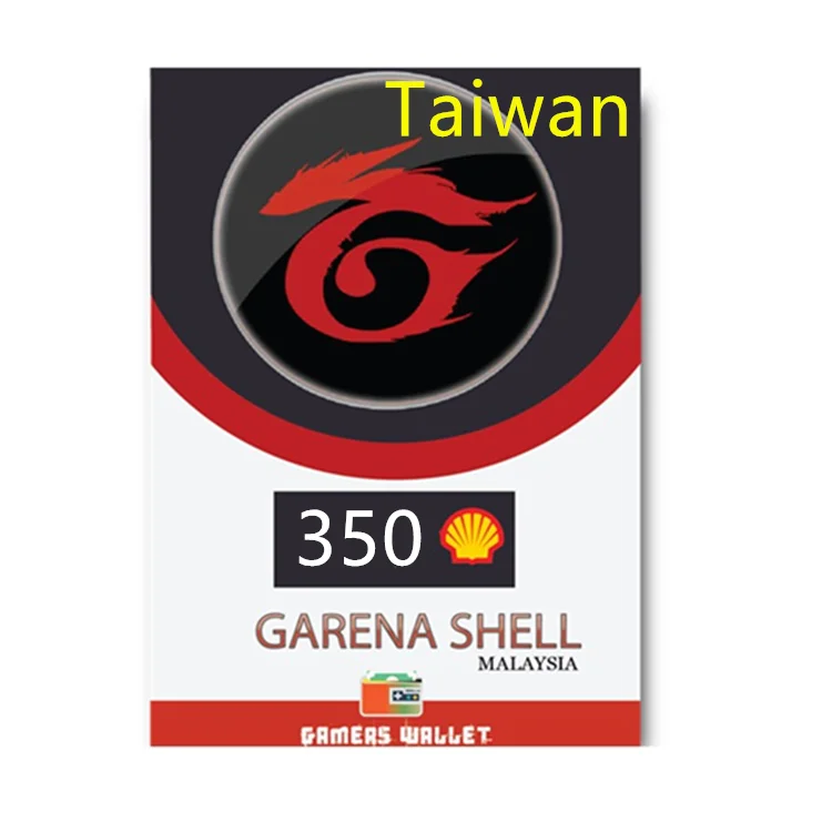 350point garena shell fast codes Taiwan / Hongkong region