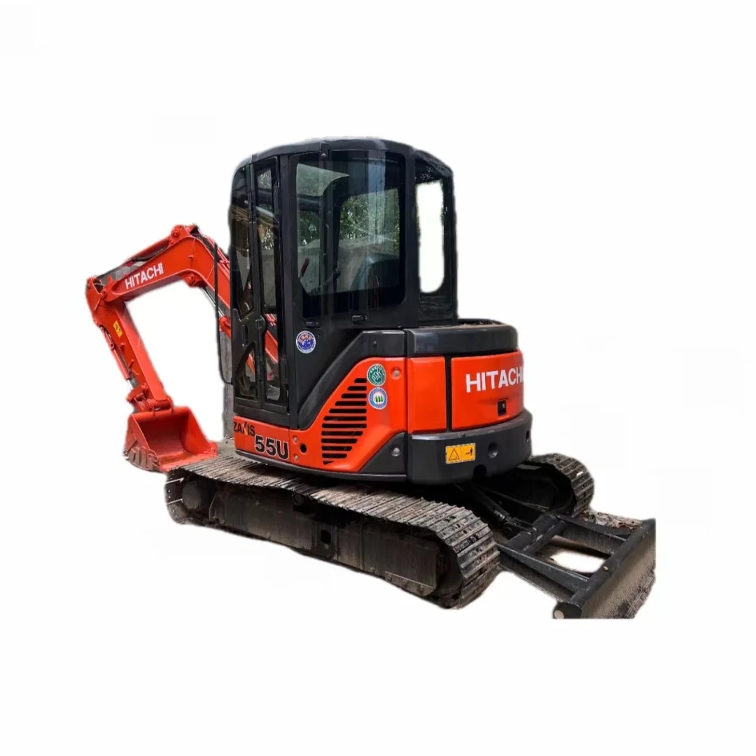 Подержанный мини-экскаватор Hitachi zx55u гидравлический гусеничный экскаватор для продажи