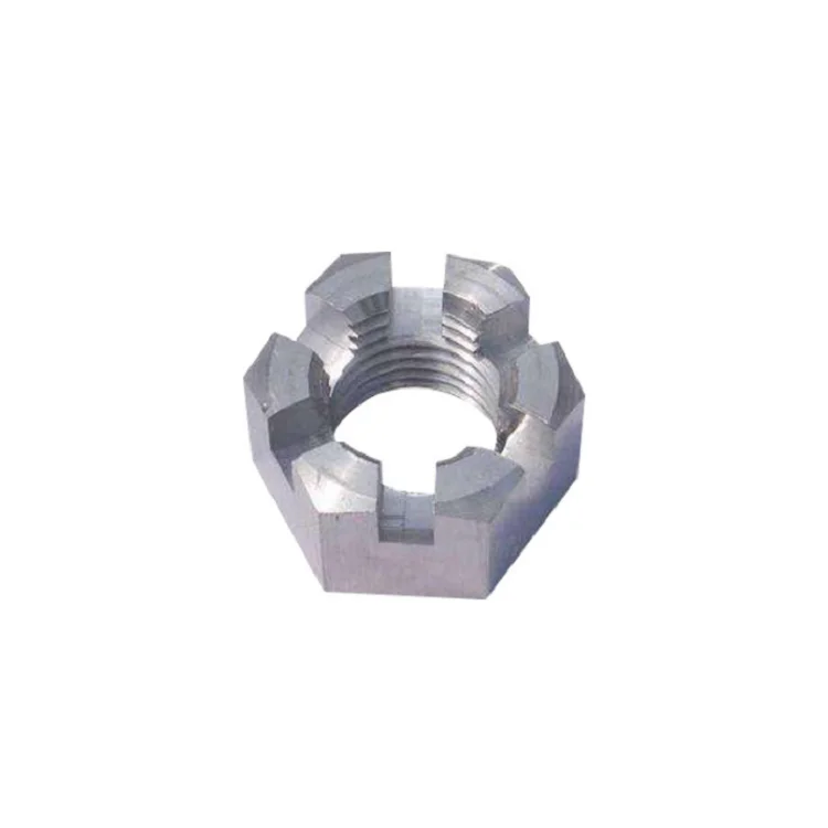 
Hex Slotted Nut Factory Direct Sales Hex M6-30 Black 8.8 10.9 12.9 for Architecture/renovation DIN ZINC Plated,customized White 