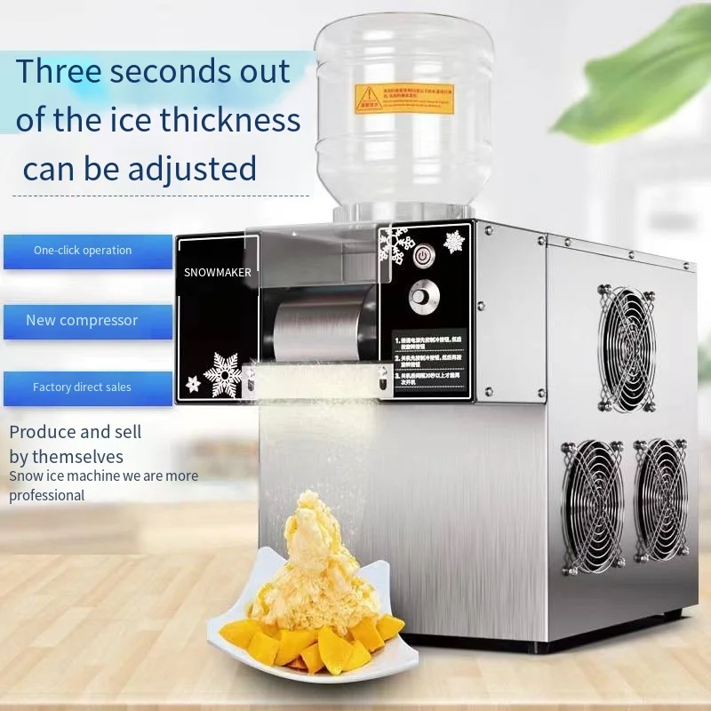 Korea Snow Commercial Bingsoo Snowflake Machine Cream Crusher Maker Ice Shaver Bingsu Machine